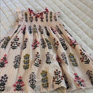 Pink Chicken Multicolor Floral Kids Dress